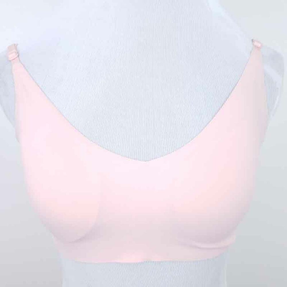 True & Co Wireless Bra Small Light Pink, Comfy Bra, Loungewear